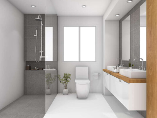 white bathroom feng shui color 980x735 1